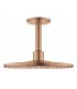 Conjunto de chuveiro de teto Grohe Rainshower SmartActive 310 com braço de 142 mm, 2 jatos escovado warm sunset (cobre escovado)
