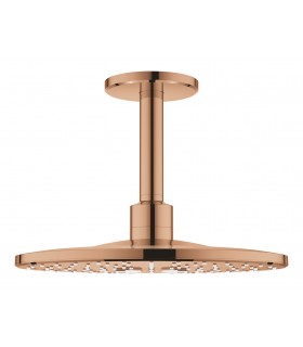 Grohe Rainshower SmartActive 310 Conjunto de ducha de techo con brazo 142 mm, 2 chorros Warm sunset (Cobre brillo) (26477DA0)
