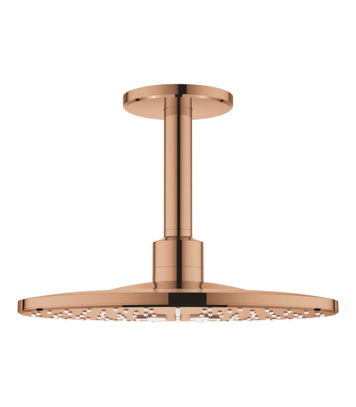 Compra online Grohe Rainshower SmartActive 310 Conjunto de ducha de techo con brazo 142 mm, 2 chorros Warm sunset (Cobre brillo) (26477DA0) en oferta al mejor precio