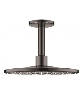 Grohe Rainshower SmartActive 310 Conjunto de ducha de techo con brazo 142 mm, 2 chorros Hard graphite (Grafito brillo) (26477A00