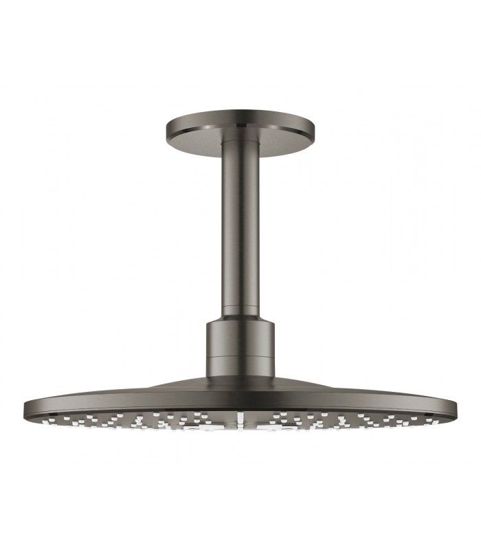 Compra online Grohe Rainshower SmartActive 310 Conjunto de ducha de techo con brazo 142 mm, 2 chorros Brushed hard graphite (Grafito cepillado en oferta al mejor precio