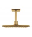 Grohe Rainshower SmartActive 310 Cube Conjunto de ducha de techo con brazo 142 mm, 2 chorros Brushed cool sunrise (Oro cepillado