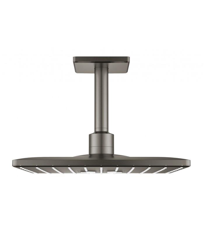 Compra online Grohe Rainshower SmartActive 310 Cube Conjunto de ducha de techo con brazo 142 mm, 2 chorros Brushed hard graphite (Grafito cepi en oferta al mejor precio