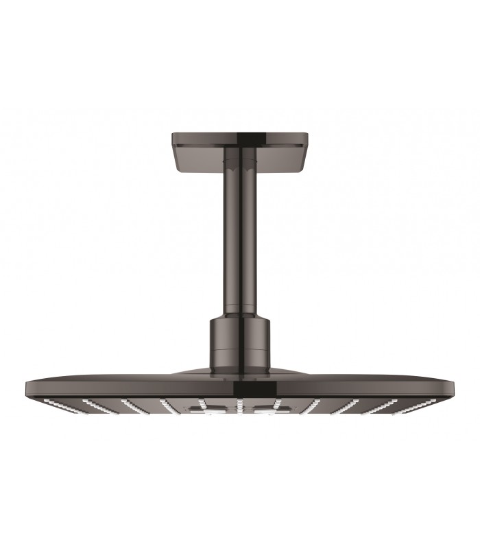 Compra online Conjunto de chuveiro de teto Grohe Rainshower SmartActive 310 Cube com braço de 142 mm, 2 jatos Grafite duro (grafite brilhante) en oferta al mejor precio