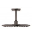 Grohe Rainshower SmartActive 310 Cube Conjunto de ducha de techo con brazo 142 mm, 2 chorros Hard graphite (Grafito brillo) (264