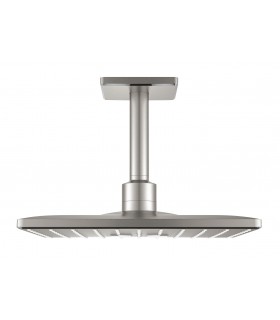 Grohe Rainshower SmartActive 310 Cube Conjunto de ducha de techo con brazo 142 mm, 2 chorros Supersteel (26481DC0)