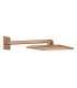 Grohe Rainshower SmartActive 310 Cube Conjunto de chuveiro de parede 430 mm, 2 jatos Pôr do sol quente escovado (cobre escovado)