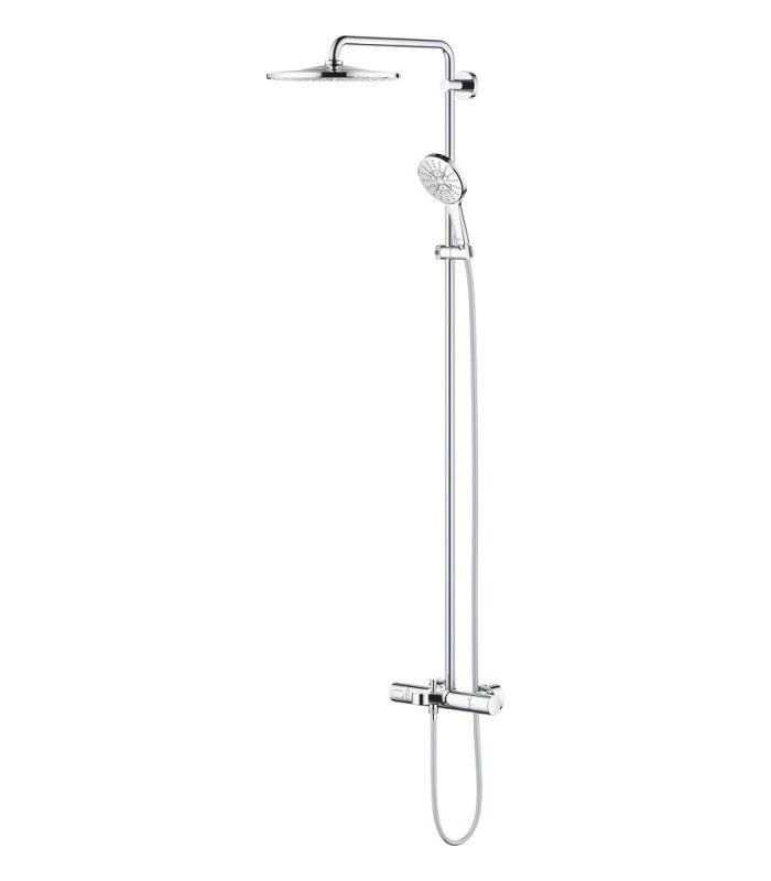 Compra online Sistema de chuveiro Grohe Rainshower SmartActive 310 com termostato para chuveiro de banheiro cromado (26657000) en oferta al mejor precio