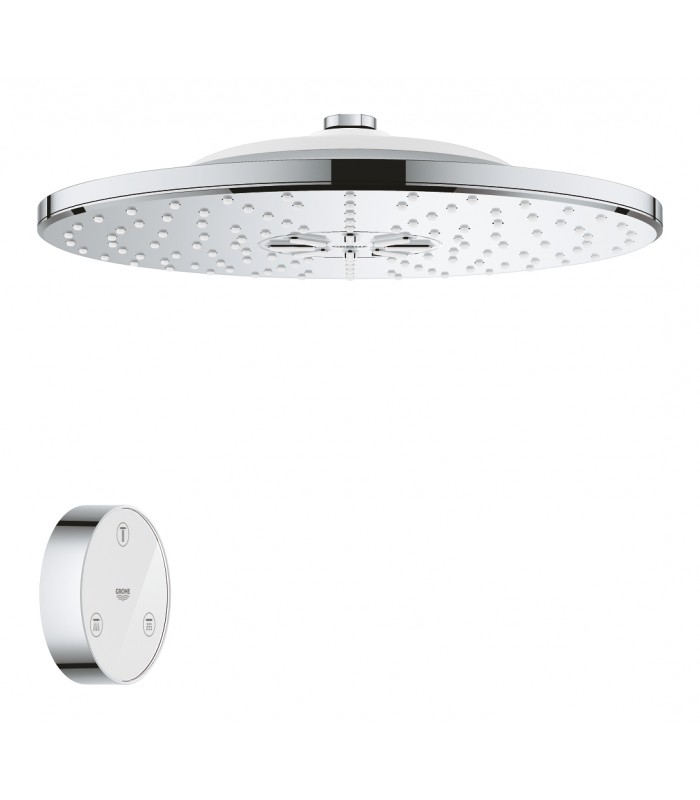 Compra online Grohe Rainshower SmartConnect 310 Chuveiro de parede com 2 jatos e controle remoto cromado (26641000) en oferta al mejor precio