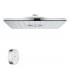 Chuveiro de parede Grohe Rainshower SmartConnect 310 Cube com 2 jatos e controle remoto cromado (26643000)