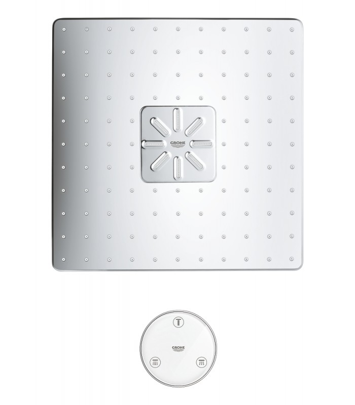 Compra online Chuveiro de parede Grohe Rainshower SmartConnect 310 Cube com 2 jatos e controle remoto cromado (26643000) en oferta al mejor precio