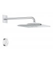 Grohe Rainshower SmartConnect 310 Cube Ducha mural con brazo 422 mm, 2 chorros Cromo (26642000)
