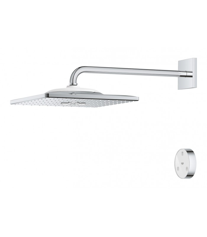 Compra online Grohe Rainshower SmartConnect 310 Cube Ducha mural con brazo 422 mm, 2 chorros Cromo (26642000) en oferta al mejor precio