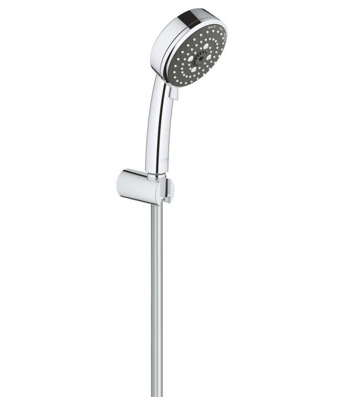 Compra online Conjunto de chuveiro Grohe Vitalio Comfort 100 com suporte 3 jatos cromado (26176000) en oferta al mejor precio