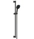 Conjunto de chuveiro Grohe Vitalio Comfort 110 com barra 2 jatos (Rain, Jet) Preto mate (269302431)