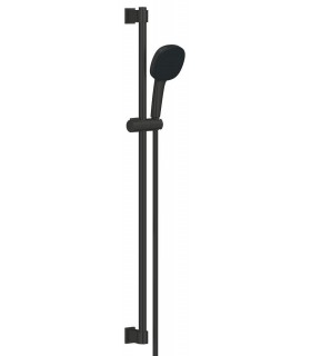 Conjunto de chuveiro Grohe Vitalio Comfort 110 com barra 2 jatos (Rain, Jet) Preto mate (269302431)
