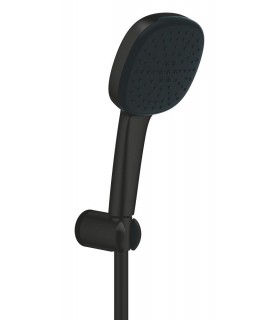 Conjunto de chuveiro Grohe Vitalio Comfort 110 com suporte, 2 jatos (Rain, Jet) Preto mate (263992431)