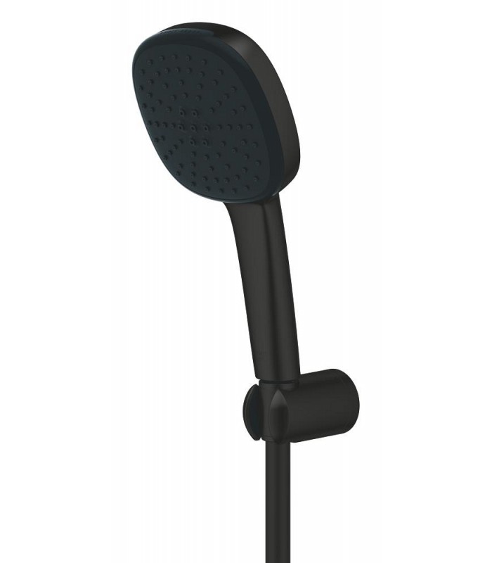 Compra online Conjunto de chuveiro Grohe Vitalio Comfort 110 com suporte, 2 jatos (Rain, Jet) Preto mate (263992431) en oferta al mejor precio