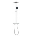 Sistema de chuveiro Grohe Vitalio Comfort 250 com termostato embutido cromado (26696001)