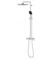 Sistema de chuveiro Grohe Vitalio Comfort 250 com termostato embutido cromado (26696001)