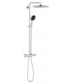 Sistema de chuveiro Grohe Vitalio Comfort 250 com termostato embutido cromado (26697001)