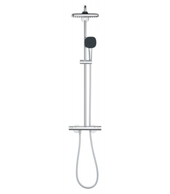 Compra online Grohe Vitalio Confort 250 Sistema de ducha con termostato incorporado Cromo (26697001) en oferta al mejor precio
