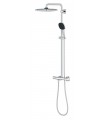 Sistema de chuveiro Grohe Vitalio Comfort 250 com termostato embutido cromado (26697001)