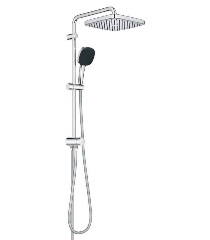 Compra online Sistema de chuveiro Grohe Vitalio Comfort 250 com desviador cromado (26698001) en oferta al mejor precio