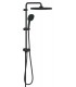 Grohe Vitalio Comfort 250 Sistema de ducha con inversor Negro mate (266982431)
