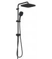 Sistema de chuveiro Grohe Vitalio Comfort 250 com desviador Preto mate (266982431)