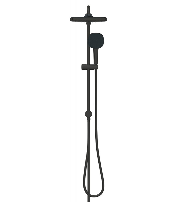 Compra online Sistema de chuveiro Grohe Vitalio Comfort 250 com desviador Preto mate (266982431) en oferta al mejor precio