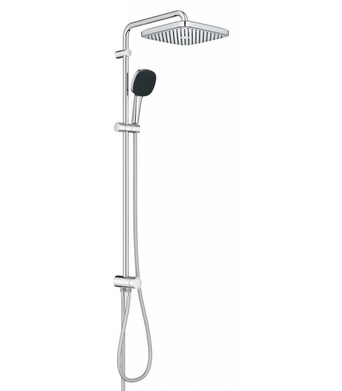 Compra online Sistema de chuveiro Grohe Vitalio Comfort 250 com desviador cromado (26986001) en oferta al mejor precio
