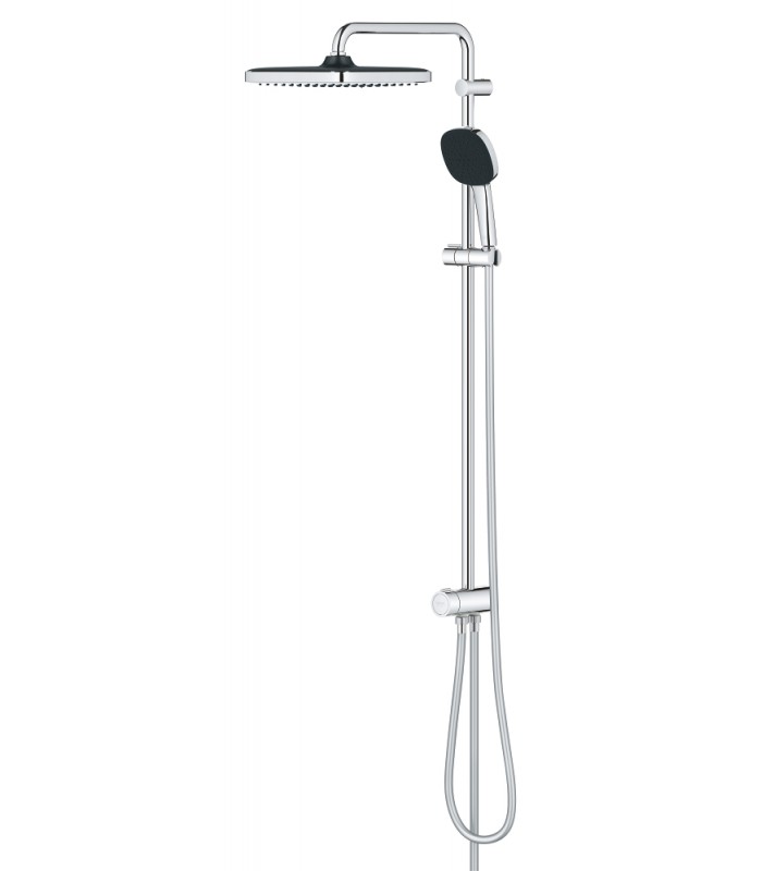 Compra online Sistema de chuveiro Grohe Vitalio Comfort 250 com desviador cromado (26986001) en oferta al mejor precio