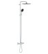 Sistema de chuveiro Grohe Vitalio Comfort 250 com termostato para chuveiro de banho cromado (26984001)