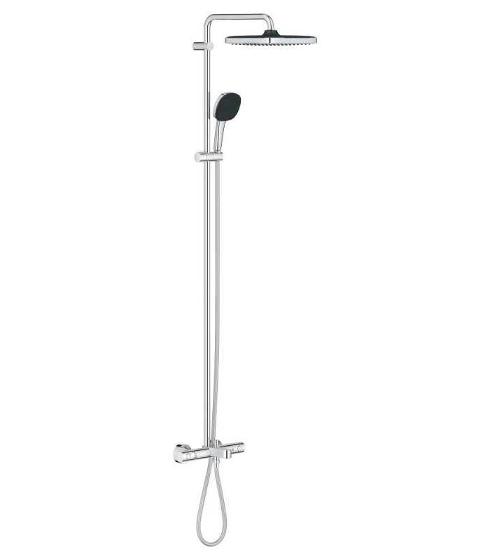 Compra online Grohe Vitalio Comfort 250 Sistema de ducha con termostato para baño ducha Cromo (26984001) en oferta al mejor precio