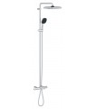 Sistema de chuveiro Grohe Vitalio Comfort 250 com termostato para chuveiro de banho cromado (26984001)