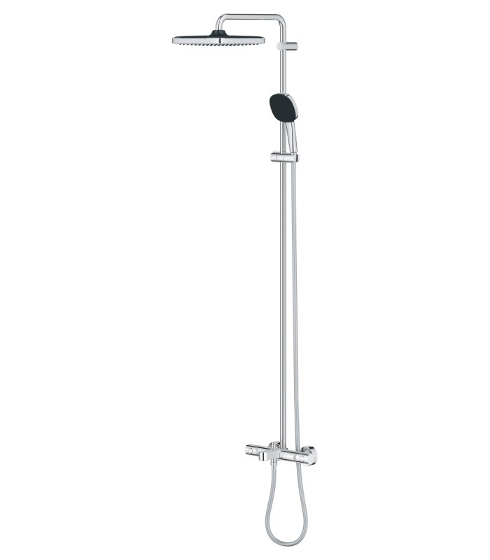 Compra online Grohe Vitalio Comfort 250 Sistema de ducha con termostato para baño ducha Cromo (26984001) en oferta al mejor precio