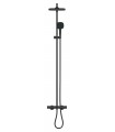 Grohe Vitalio Comfort 250 Sistema de ducha con termostato para baño ducha Negro mate (269842431)