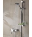 Grohe Vitalio Joy 110 Conjunto de chuveiro de massagem com barra de 3 jatos cromado (27333000)