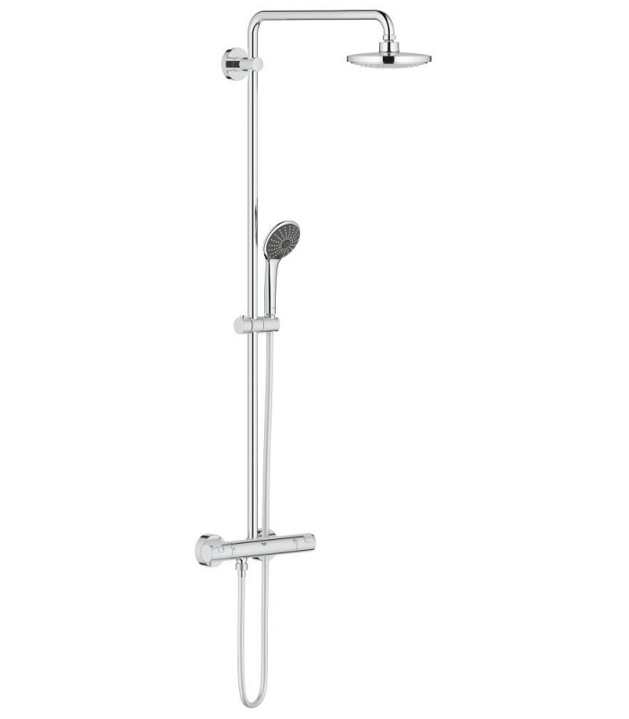 Compra online Grohe Vitalio Joy System 180 Sistema de chuveiro com termostato integrado Cromado (27298001) en oferta al mejor precio