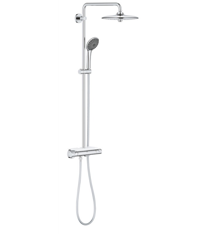 Compra online Grohe Vitalio Joy System 260 Sistema de chuveiro com termostato integrado Cromado (26403001) en oferta al mejor precio
