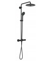 Grohe Vitalio Joy System 260 Sistema de chuveiro com termostato Phantom black / Matt black (26403KF2)