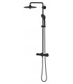 Grohe Vitalio Joy System 260 Sistema de chuveiro com termostato Phantom black / Matt black (26403KF2)