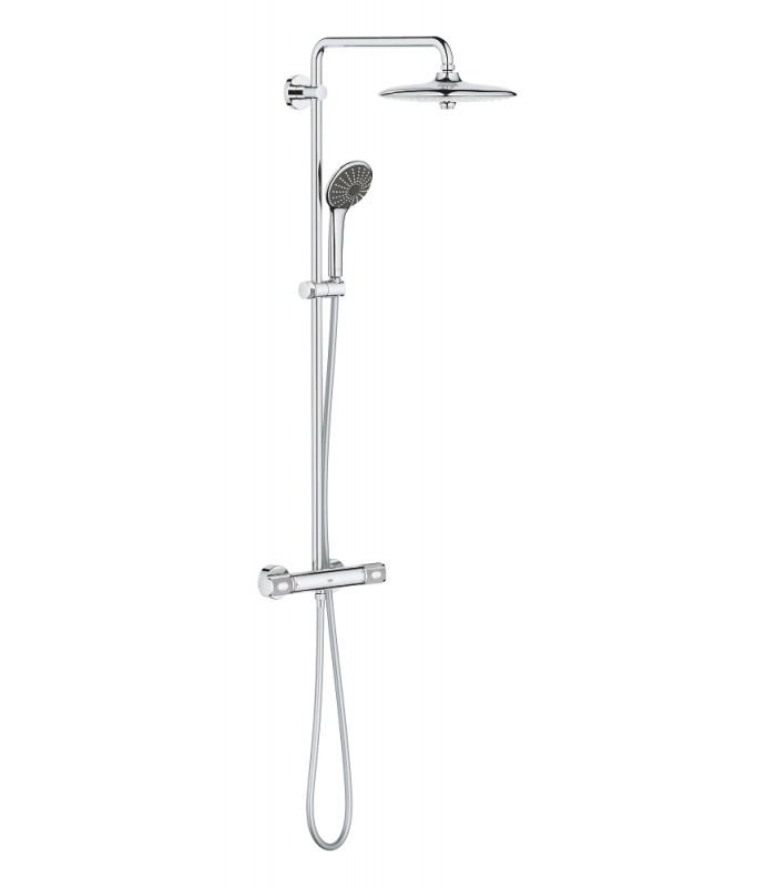 Compra online Grohe Vitalio Joy System 260 Sistema de chuveiro com termostato cromado (27298003) en oferta al mejor precio