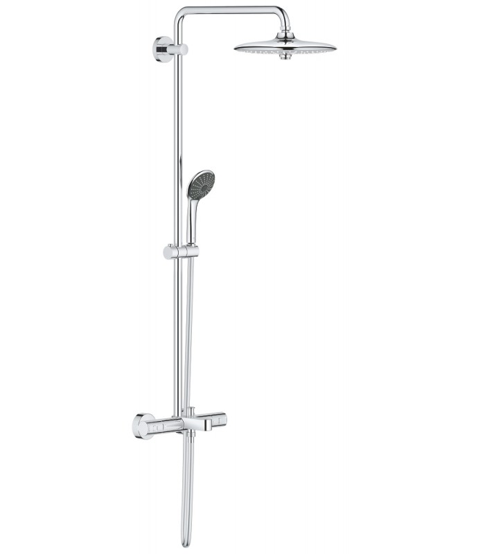 Compra online Grohe Vitalio Joy System 260 Sistema de ducha con termostato para baño ducha Cromo (27860001) en oferta al mejor precio