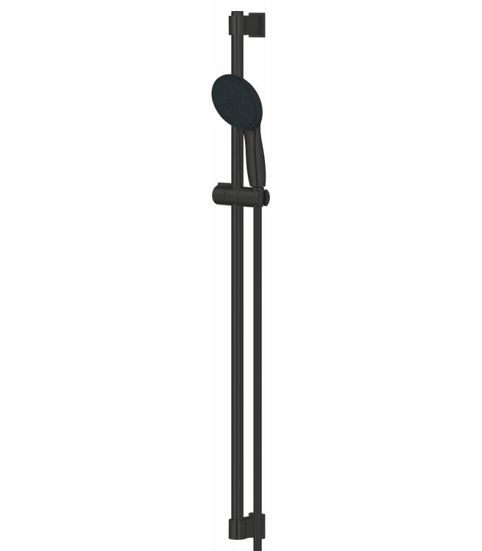 Compra online Conjunto de chuveiro Grohe Vitalio Start 110 com barra 2 jatos (Rain, Jet) Preto mate (269542431) en oferta al mejor precio