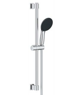Conjunto de chuveiro Grohe Vitalio Start 110 com barra de 3 jatos (chuva, jato, massagem) cromado (27955001)