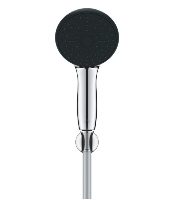 Compra online Conjunto de chuveiro Grohe Vitalio Start 110 com suporte de 3 jatos (chuva, jato, massagem) cromado (27957001) en oferta al mejor precio