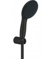 Conjunto de chuveiro Grohe Vitalio Start 110 com suporte, 2 jatos (Rain, Jet) Preto mate (279502431)