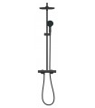 Grohe Vitalio Start System 250 Sistema de ducha con termostato incorporado Negro mate (266772431)